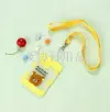 Super cute cartoon bus card case, silicone work access control card case, baby bottle-shaped neck rope, hanging rope Application Scenario
